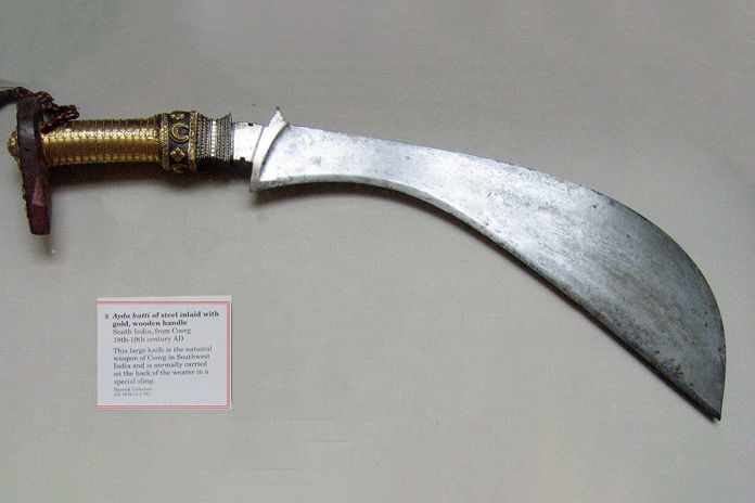 Coorg short sword, Odi Kathi.